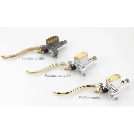 14MM ALUMINUM AND POLISHED BRASS BRAKE MASTER CYLINDER