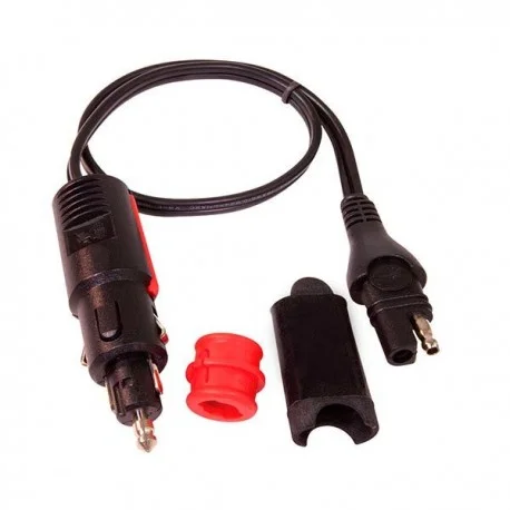 ACCESSOIRES POUR CHARGEURS OPTIMATE 2-Connecteur SAE72 male DIN/allume cigare