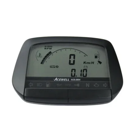 ACEWELL 5854 BLACK DIGITAL SPEEDOMETER