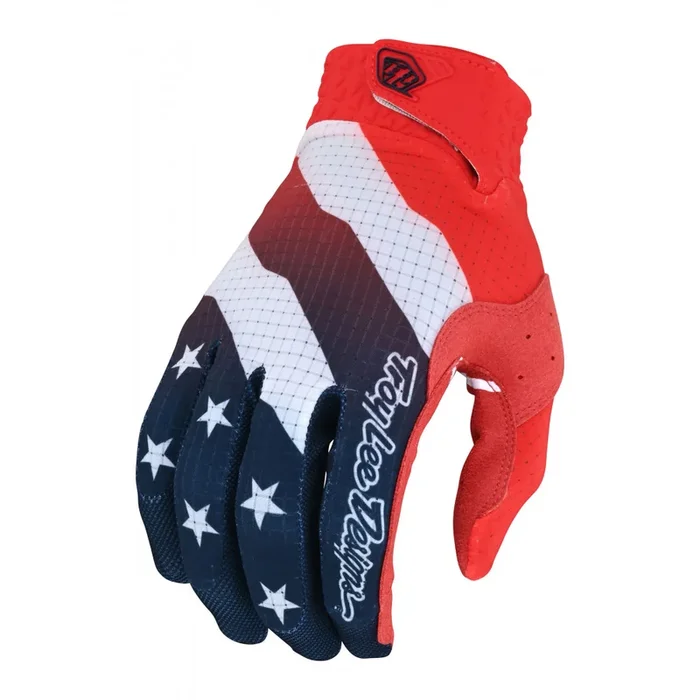 Air Stripes and Stars gants rouge