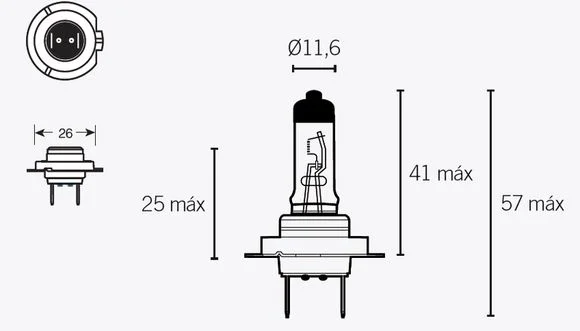 Ampoule Bihr H7 12V 55W Universel Ref : BI00367A / 1079307