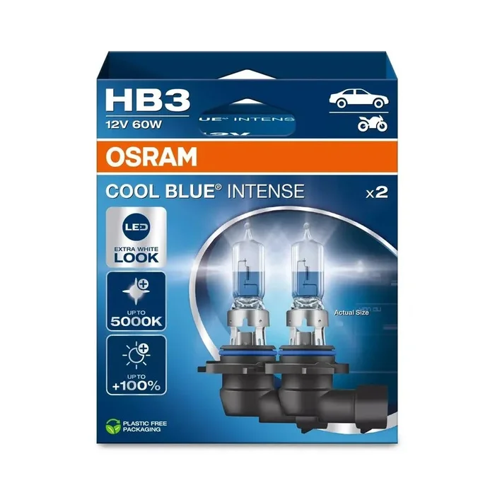 Ampoule OSRAM Cool Blue Intense HB3 12V/60W – X2
