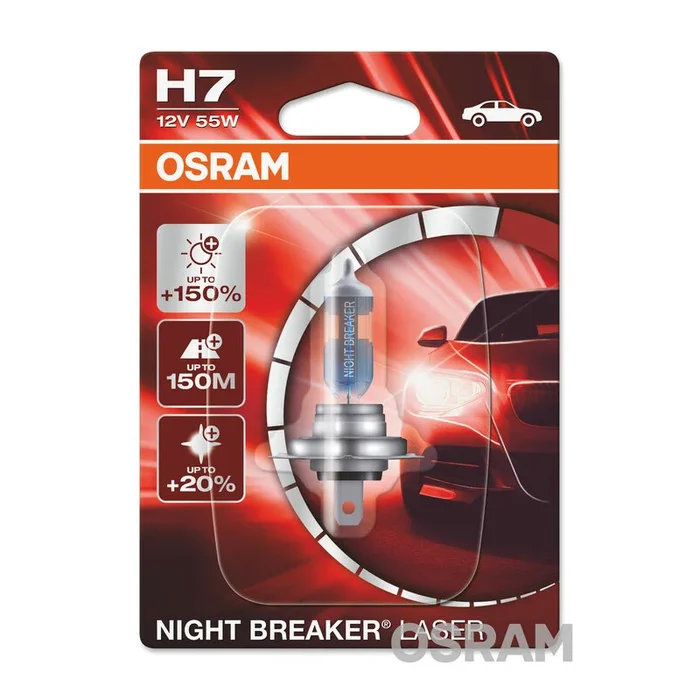 Ampoule OSRAM Night Breaker Laser H7 12V 55W – x1