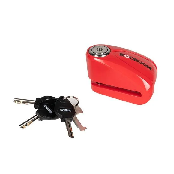 Antivol KOOROOM BLOQUE DISQUE SRA 10 Universel – Rouge Ref : KOR0175