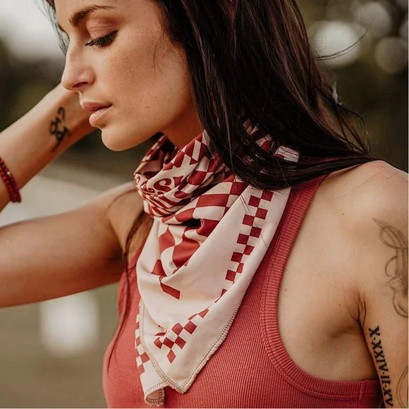 Bandana Wildust MOTO PETROL JUNKIES – Rouge / Blanc Ref : WILD0006 / MSAW222