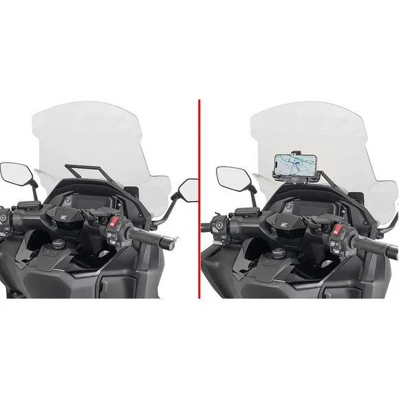 Barre de fixation guidon Givi Chassis pour support GPSHONDA 750 FORZA 750 – 2025Ref : GI2576 / FB1211