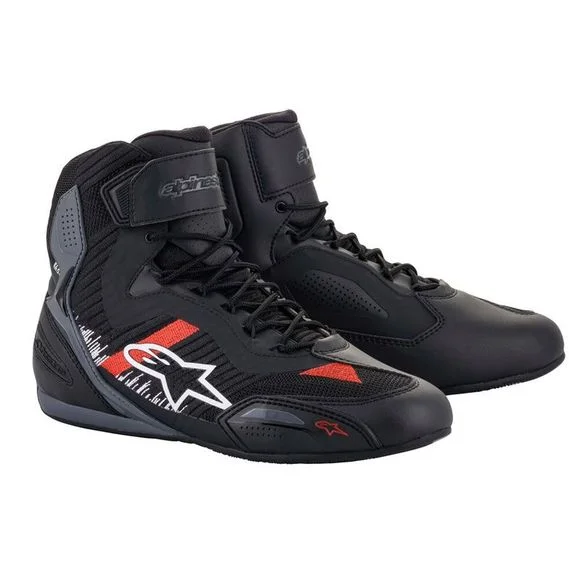 Baskets Alpinestars FASTER-3 RIDEKNIT – Noir / Rouge Ref : AP12262
