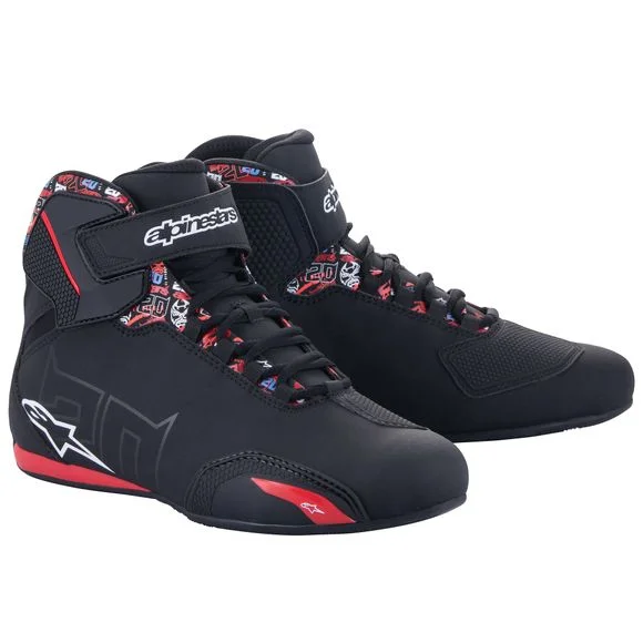 Baskets Alpinestars FQ20 FABIO QUARTARARO SEKTOR – Noir / Rouge Ref : AP3152