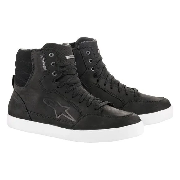 Baskets Alpinestars J-6 WATERPROOF – Noir / Blanc Ref : AP1848