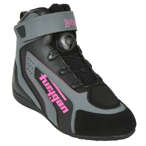 Baskets Furygan V4 EASY LADY D3O® – Noir / Rose Ref : FU1188