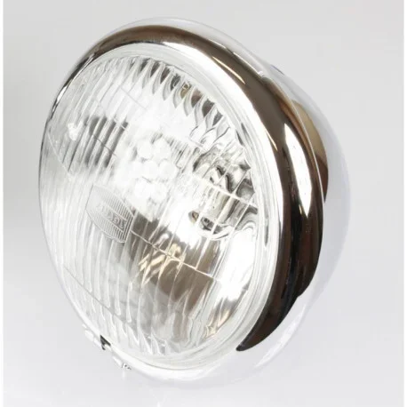 BATES TYPE HEADLIGHT 5-3-4 (5.7 INCH DIAMETER) – CHROME