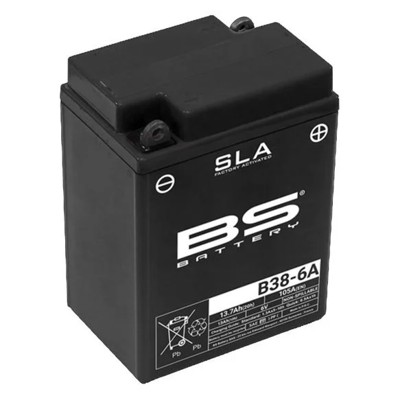 Batterie BS Battery SLA B38-6A ferme Type Acide Sans entretien/prête à l’emploi Ref : 1114582