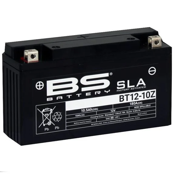 Batterie BS Battery SLA BT12-10Z FERME TYPE ACIDE SANS ENTRETIEN / PRÊTE À L’EMPLOI Ref : BSB0004 / 1114576