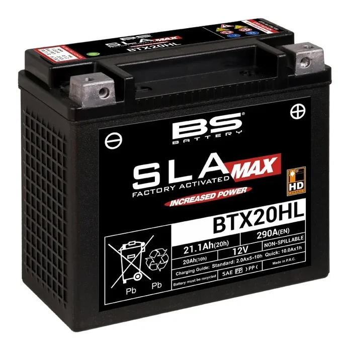 Batterie BS BATTERY SLA Max sans entretien activé usine – BTX20HL
