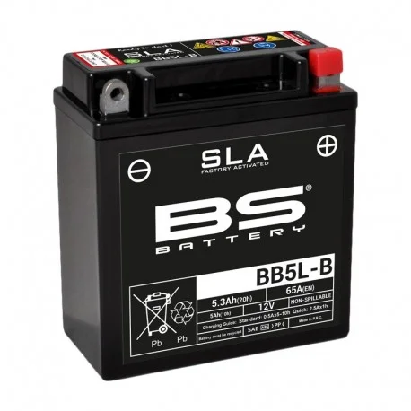 Batterie moto BS BATTERY SLA YB5L-B BB5L-B
