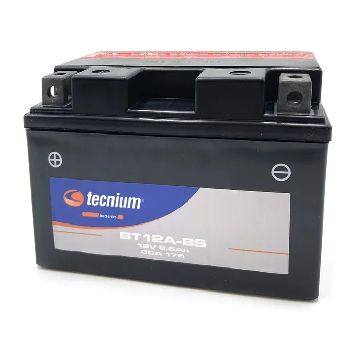 Batterie TECNIUM sans entretien avec pack acide – BT12A-BS