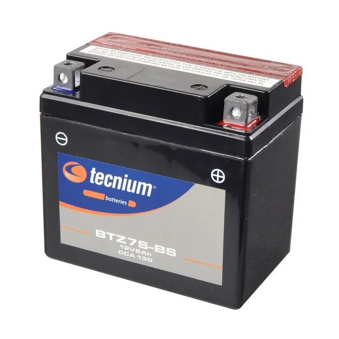 Batterie TECNIUM sans entretien avec pack acide – BTZ7S-BS