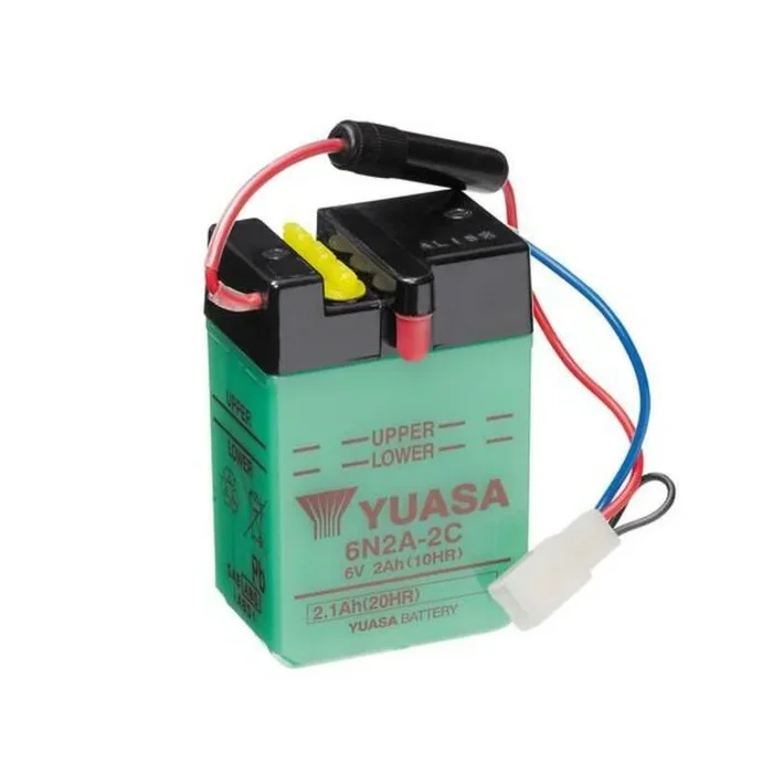 Batterie YUASA conventionnelle sans pack acide – 6N2A-2C
