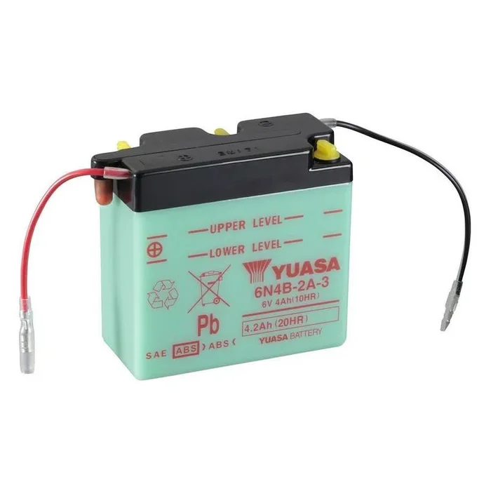 Batterie YUASA conventionnelle sans pack acide – 6N4B-2A-3