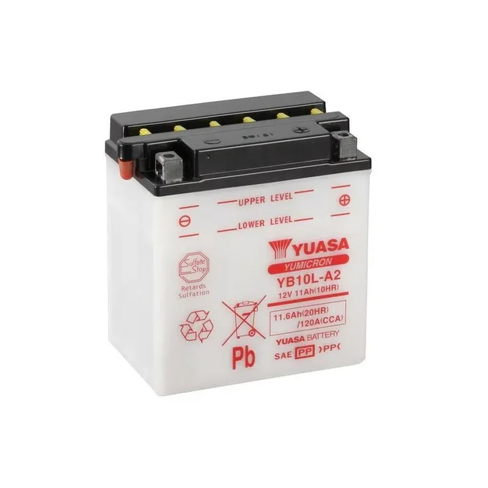 Batterie YUASA conventionnelle sans pack acide – YB10L-A2