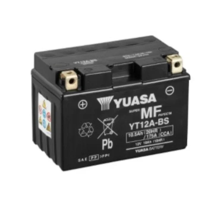 Batterie YUASA W/C sans entretien activée usine – YT12A