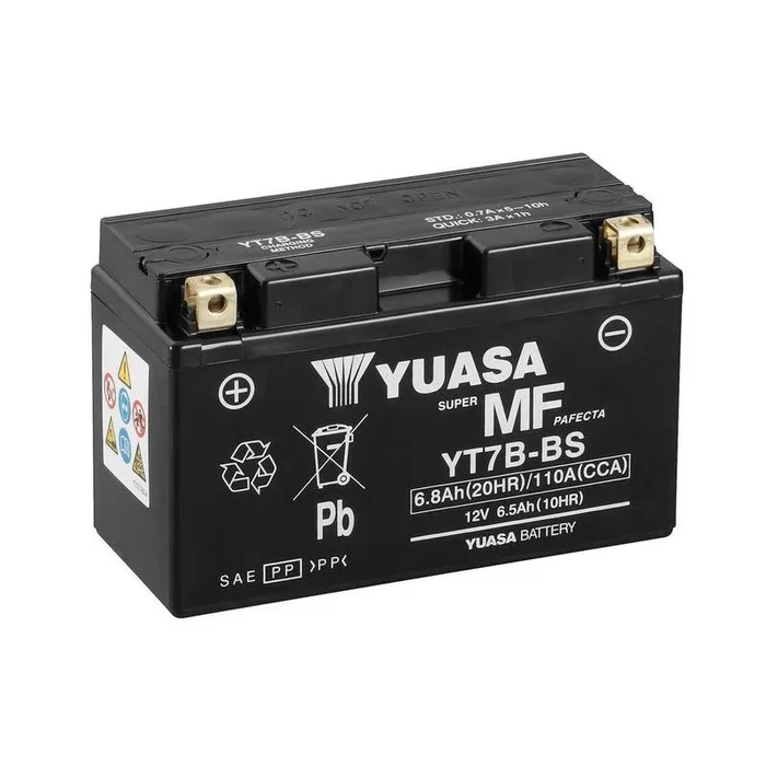 Batterie YUASA W/C sans entretien activée usine – YT7B