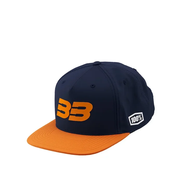 BB33 snapback casquette 100% navy/orange