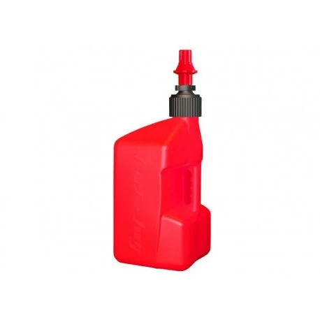 Bidon d&rsquo;essence TUFF JUG 20L rouge translucide/bouchon rouge – bouchon remplissage rapide