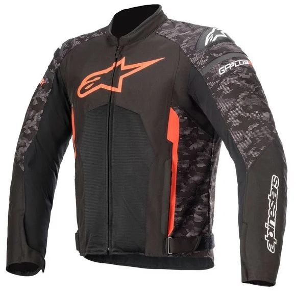 Blouson Alpinestars T-GP PLUS R V3 AIR – CAMO – Noir / Rouge Ref : AP12019