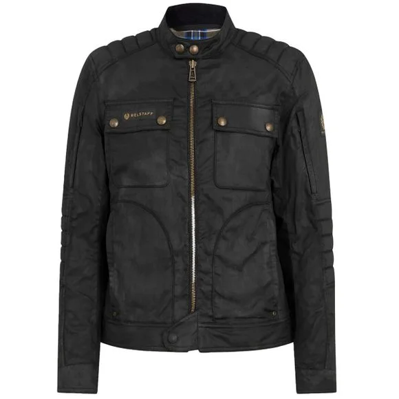 Blouson Belstaff ROBERTS COTON WAX8OZ – Noir Ref : BT0087