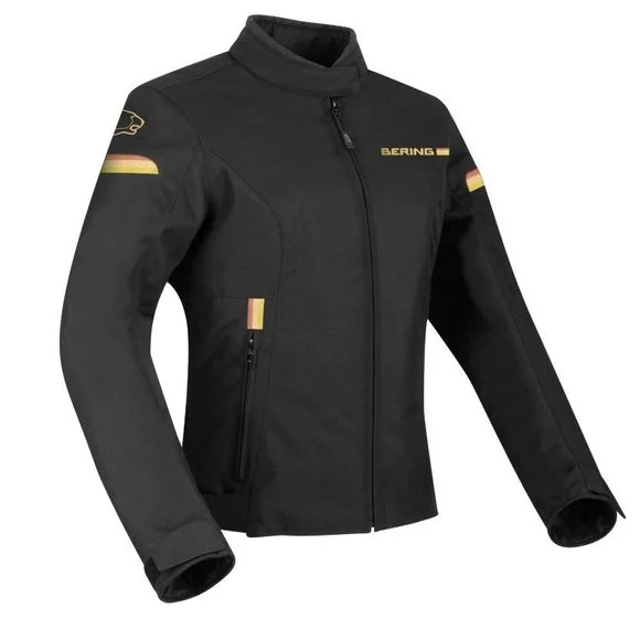 Blouson Bering LADY RIVA – Noir / Jaune Ref : BR1418