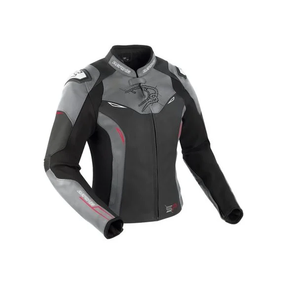 Blouson Bering LADY SNAP – Noir / Gris Ref : BR1545