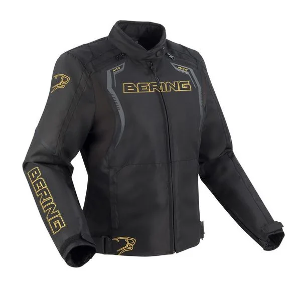 Blouson Bering LADY SWEEK – Noir / Jaune Ref : BR1536