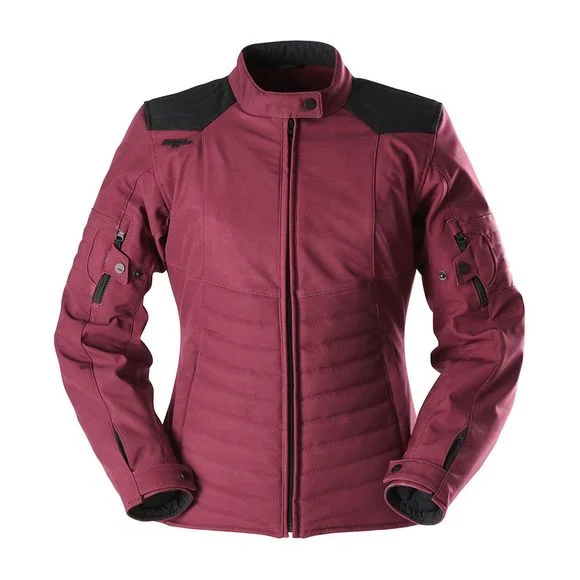 Blouson Furygan ICETRACK LADY – Rouge / Noir Ref : FU1184