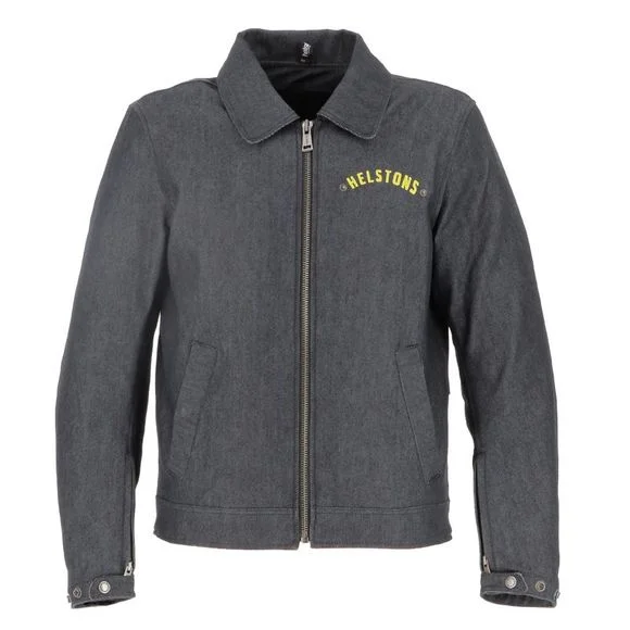 Blouson Helstons GARAGE – Bleu / Jaune Ref : HS1019