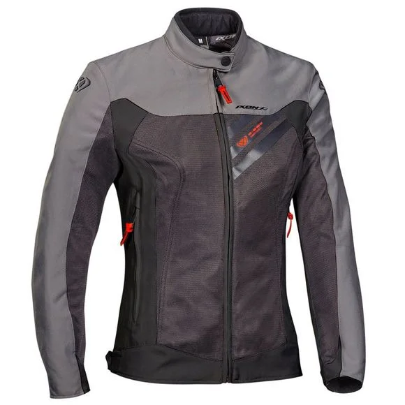 Blouson Ixon ORION LADY – ANTHRACITE – Gris / Rouge Ref : IX1430