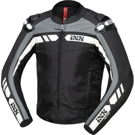 Blouson moto cuir / textile IXS SPORT LD RS-500 1.0