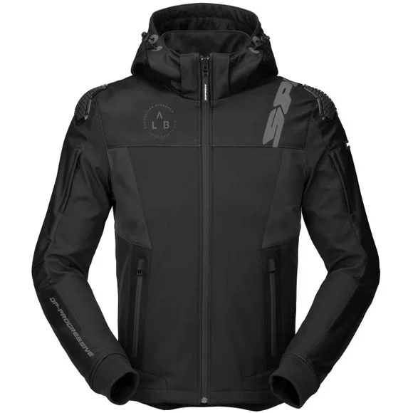 Blouson Spidi HOODIE WARRIOR Universel – Noir Ref : SPI0646