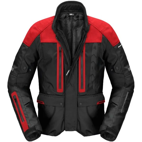 Blouson Spidi TRAVELER 3 EVO Universel – Noir / Rouge Ref : SPI0634