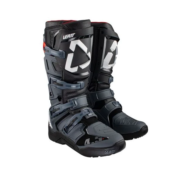 Botte enduro Leatt 4.5 ENDURO – GRAPHENE 2025 – Gris / Rouge Ref : LB0526