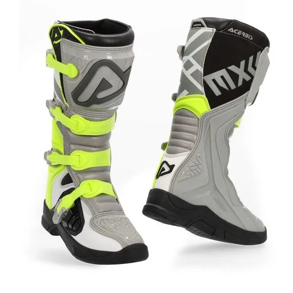 Bottes cross Acerbis X-TEAM GREY/YELLOW 2023 – Gris / Jaune Ref : AE3133