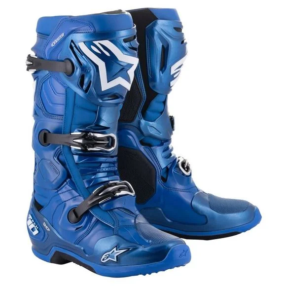 Bottes cross Alpinestars TECH 10 BLUE / BLACK 2023 – Bleu / Noir Ref : AP12710