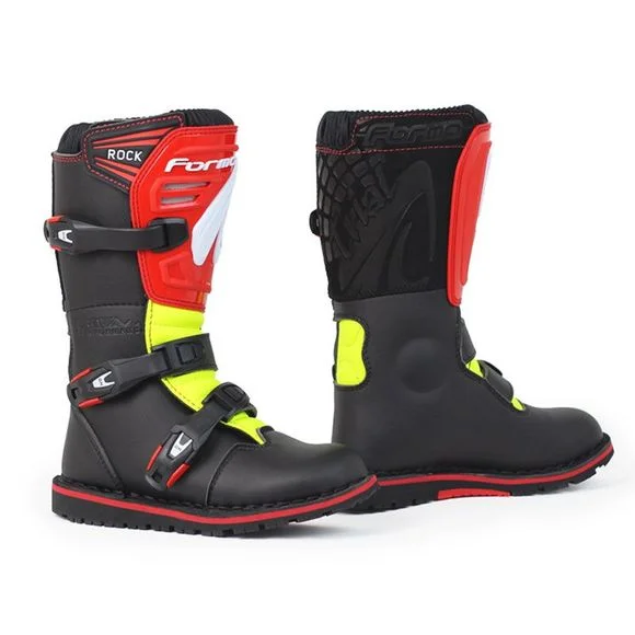 Bottes cross Forma ROCK CE – Noir / Rouge Ref : FM0354