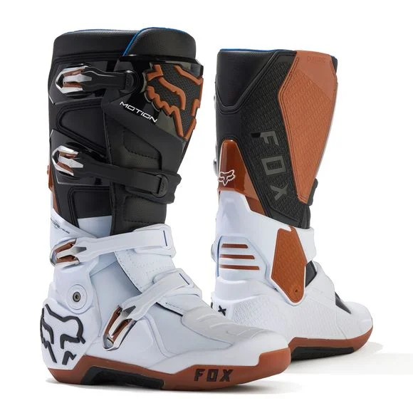 Bottes cross Fox MOTION 2024 – Noir / Blanc Ref : FX3727-C645