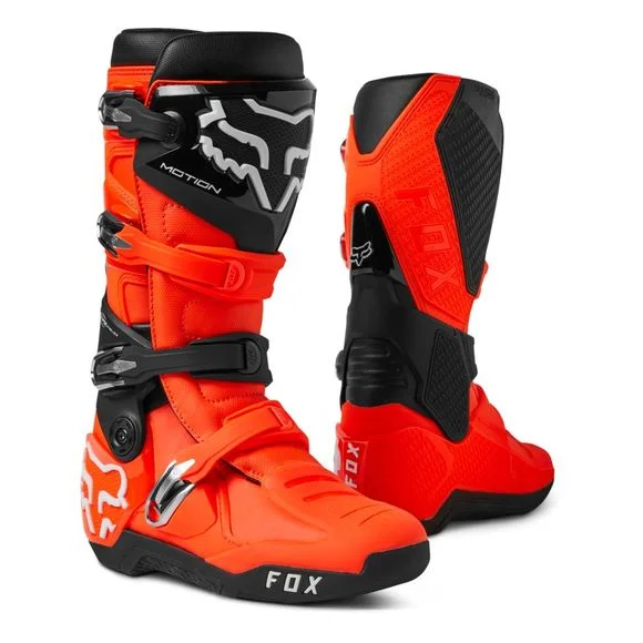 Bottes cross Fox MOTION 2024 – Orange / Noir Ref : FX3727-C51306