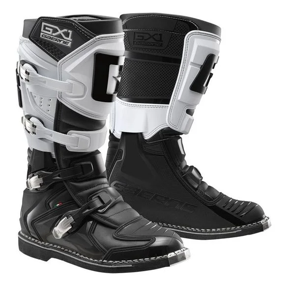 Bottes cross Gaerne GX-1 WHITE/BLACK 2024 – Blanc / Noir Ref : GA0205
