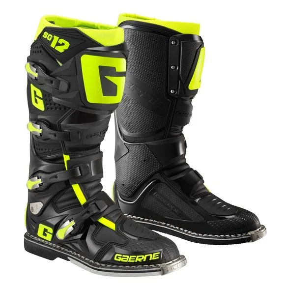 Bottes cross Gaerne SG12 2024 – Noir / Jaune Ref : GA0043-C3297