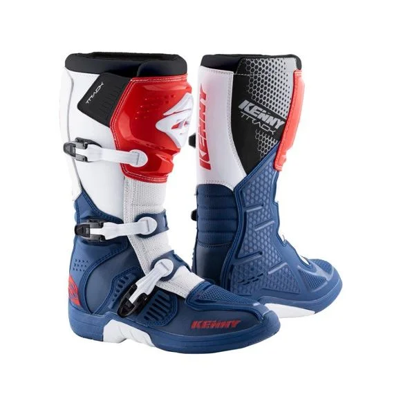 Bottes cross Kenny TRACK PATRIOT 2024 – Bleu / Rouge Ref : KE1713