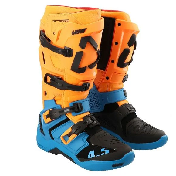 Bottes cross Leatt 4.5 – BLURINGE 2023 – Bleu / Orange Ref : LB0431