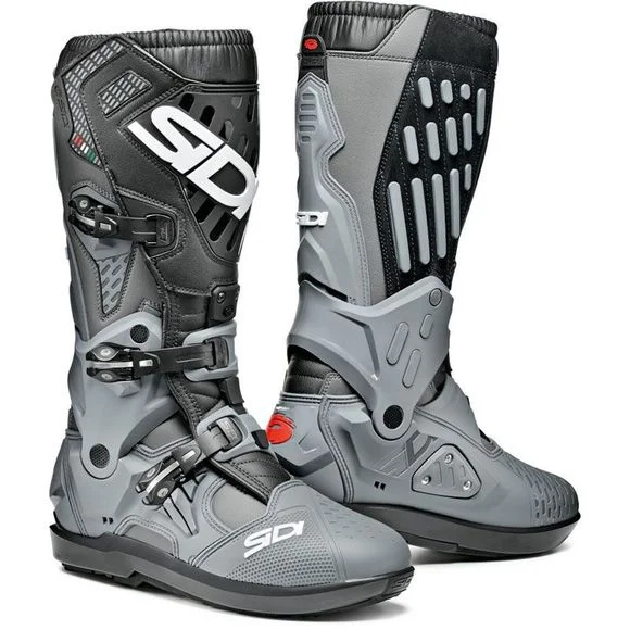 Bottes cross Sidi ATOJO SRS GRIS/NOIR 2025 – Gris / Noir Ref : SID0174